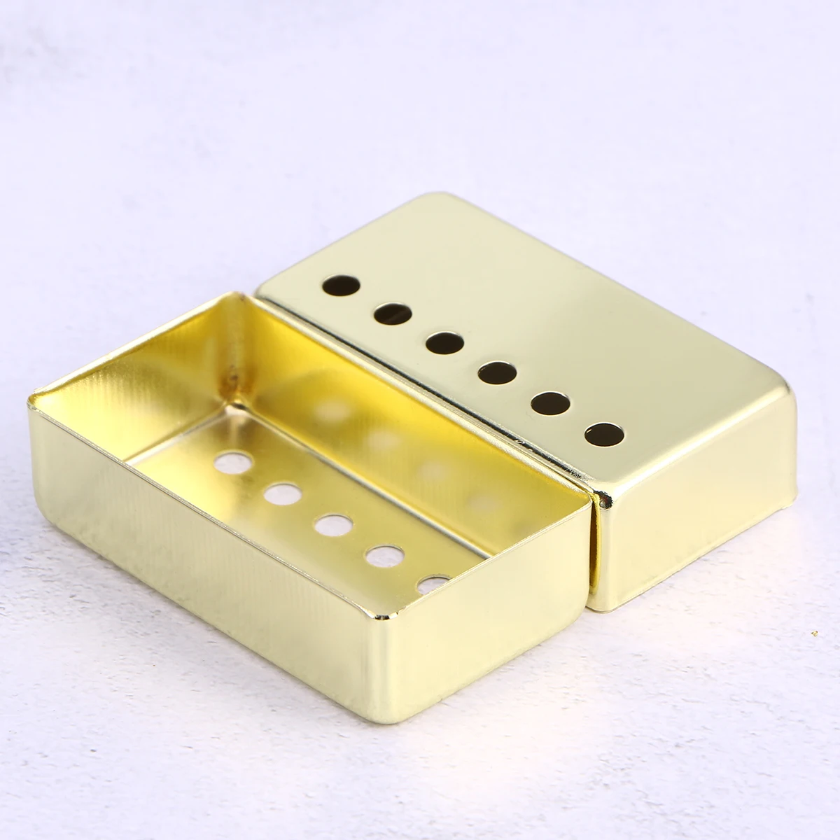 

2pcs Metal Double Coil Pickup Covers For Style Electric Guitar Gold 6-Hole Replacement Guitar Accessories Pickup Guard Set