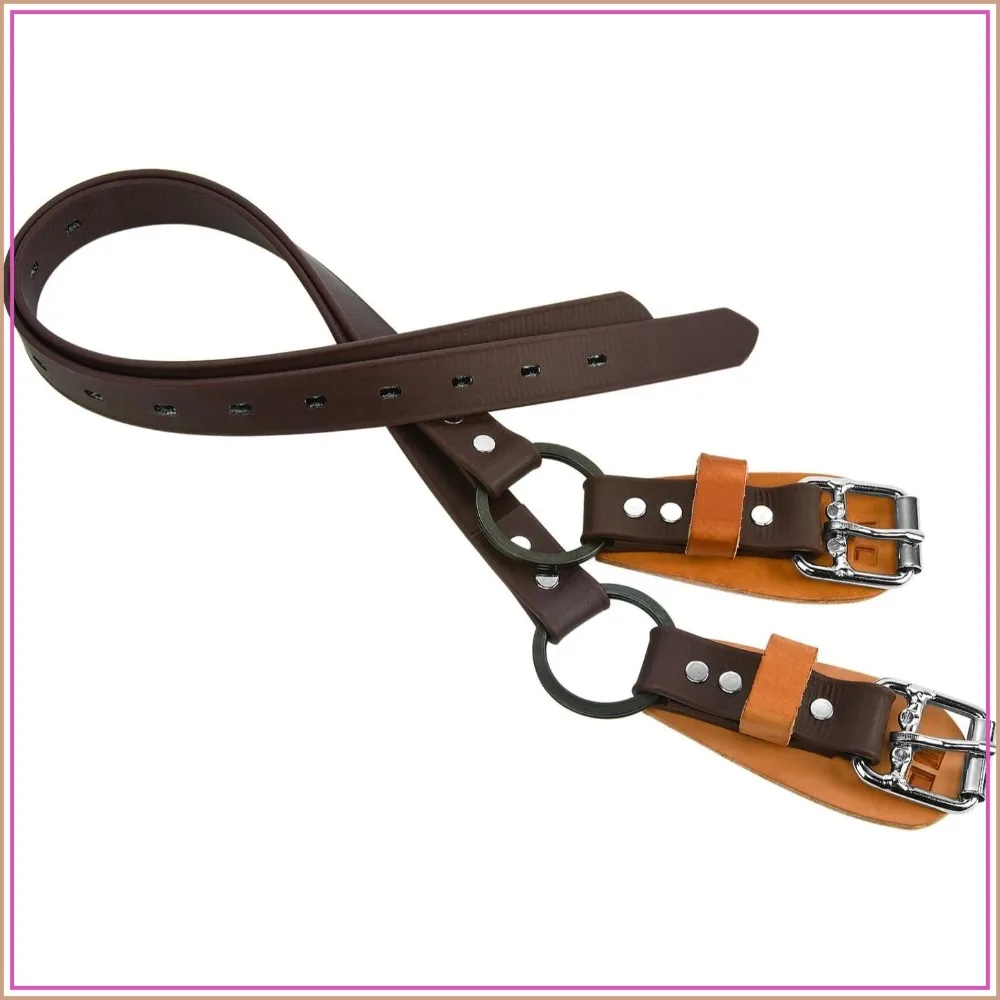 

Arborist Split Ring Lower Climber Straps Yellow, 26"