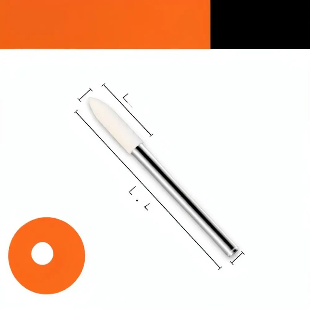 Wool Felt Buffing Bit For Zhike Rotary Tool Metal Mirror Finish Grinding Head Jewelry Jade Craft Abrasive Parts