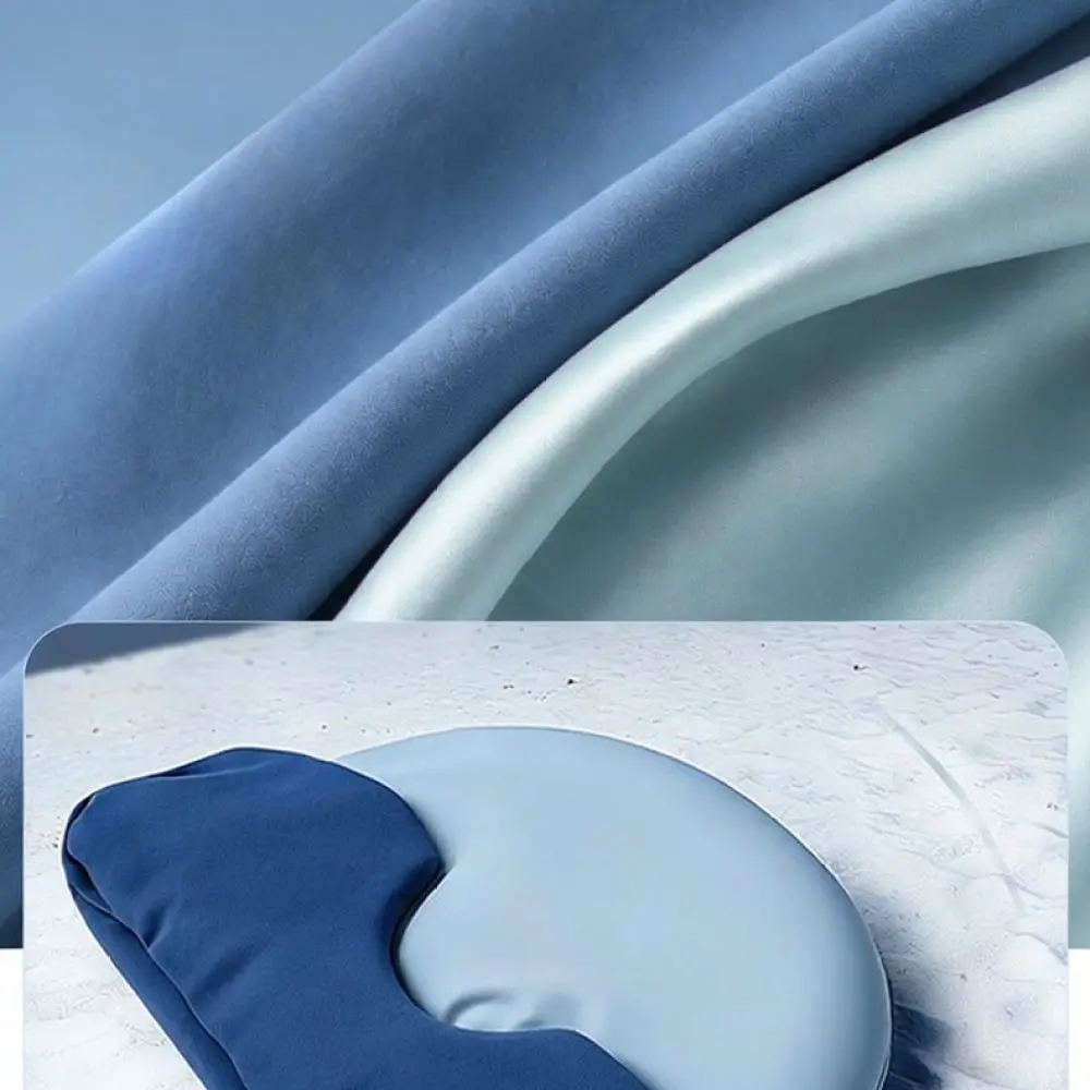 Full Coverage Sleeping Hood Weighted Eye Mask Soft Plush Head Warmer For Travel Nap Home Rest Relaxation Shade