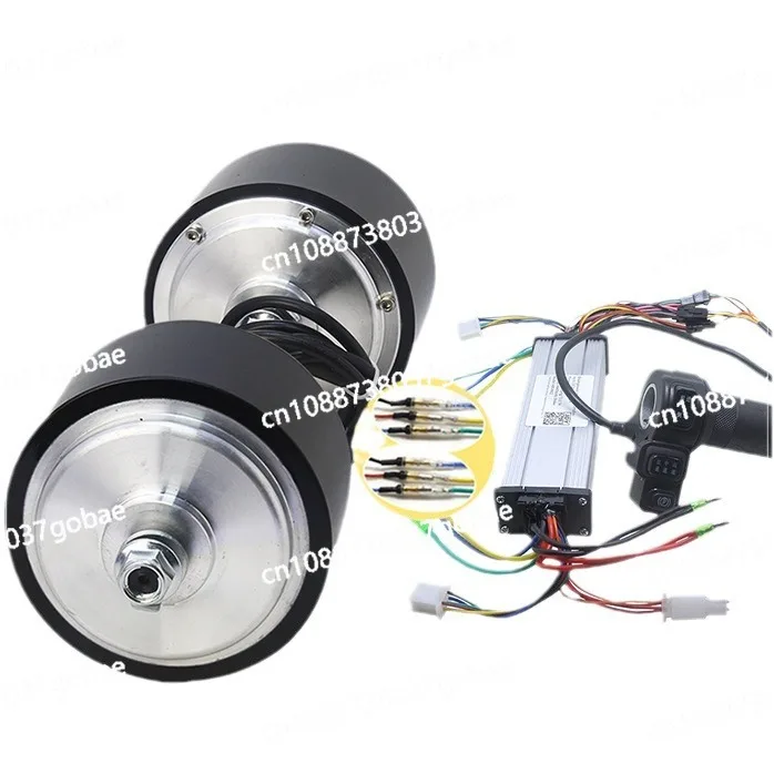 

4 inch toothed reduction brushless motor 116 DC motor wheel hub speed regulation low speed large torque