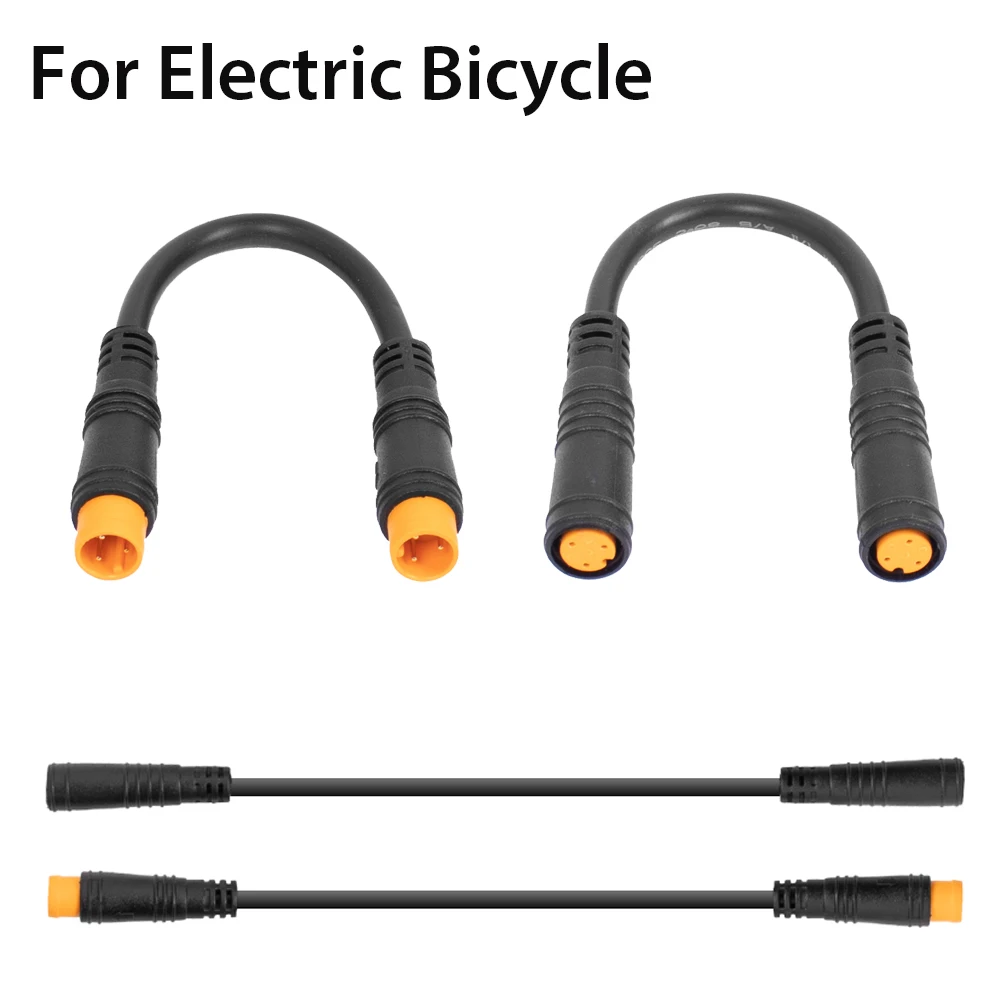 

3 Pin Sensor Thumb Throttle Cables Universal For Electric Bicycle Electric Scooter Female-Female Waterproof Connectors Accessory