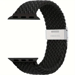 Correa trenzada solo loop para Apple watch, pulsera de 49mm, 45mm, 44mm, 40mm, 41mm, 42mm, 40mm, Serie 8, 7, 2, 3, 5, se, 6, 4, 9