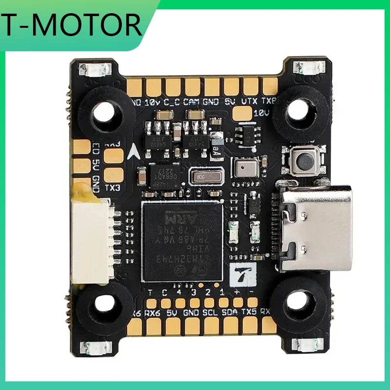T-MOTOR DUAL BEC H7 MINI FC Flight Controller Bidirectional Dshot600 3-6S STM32H743 20x20mm Racing Freestyle Drones