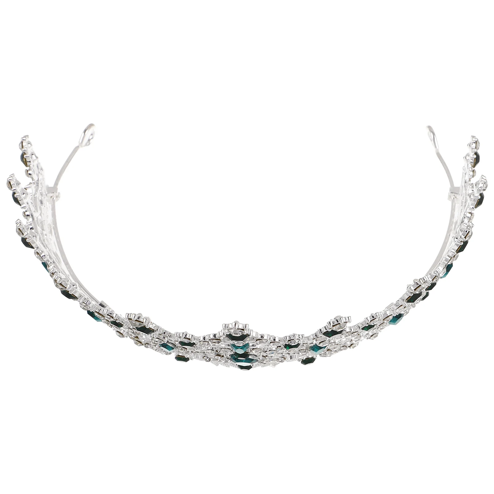 

Crown Headdress Tiara for Women Birthday Bridal Alloy Princess Rhinestone Crown Headpiece