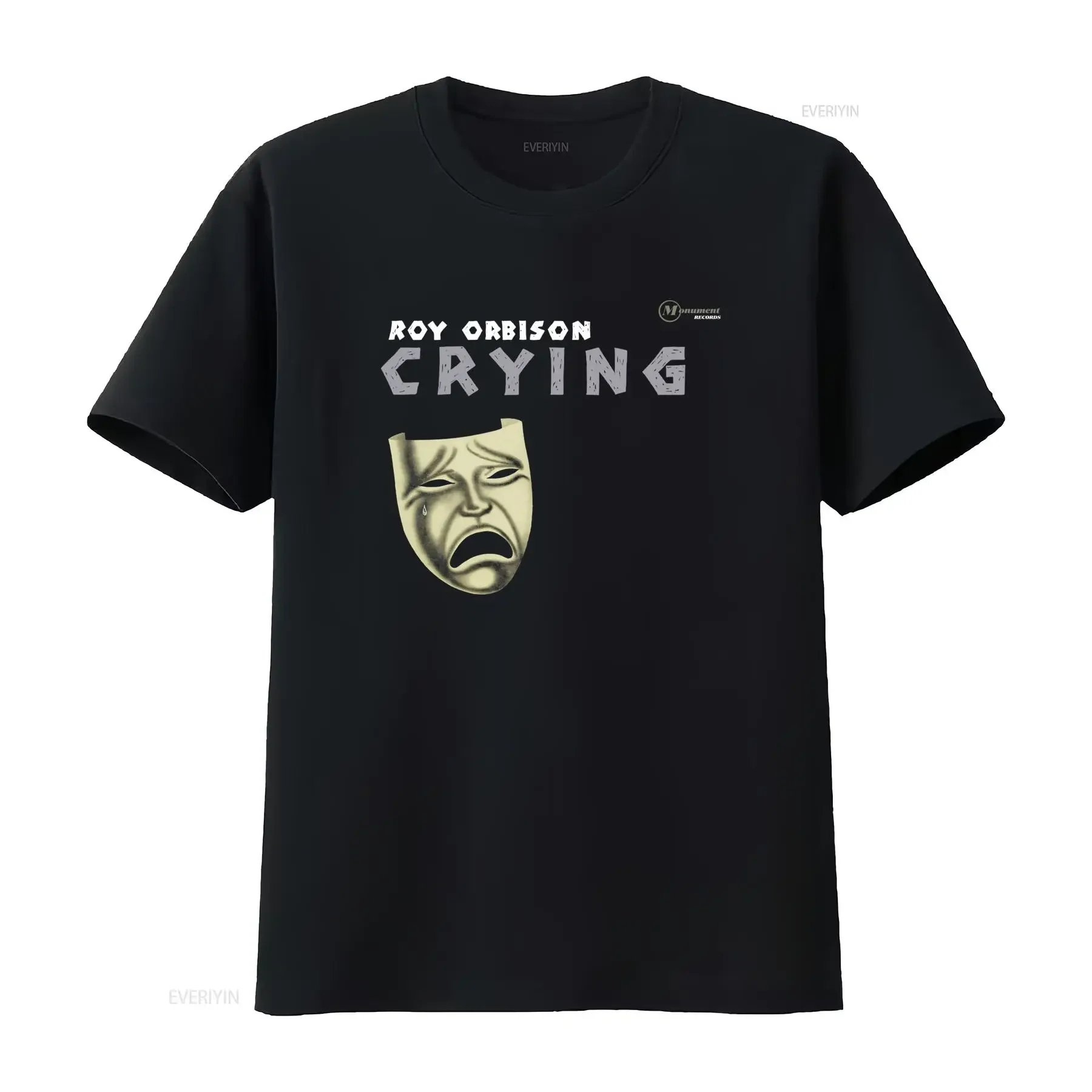 Roy Orbison Crying 1961 Vintage Aesthetic T Shirt Retro Music Art Print Size M vintage Washed Unisex Stylish fashion