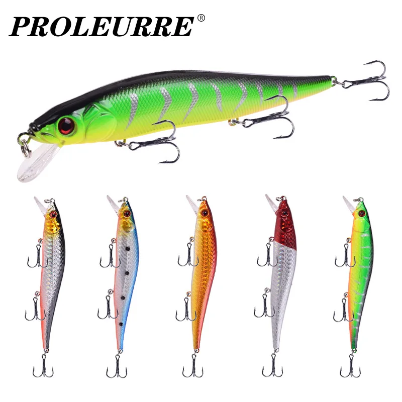 1 Pcs Floating Minnow Fishing Lure 14g 23g Sinking Wobblers Tackle Plastic Hard Artificial Bait Crankbaits for Bass Pike Trout