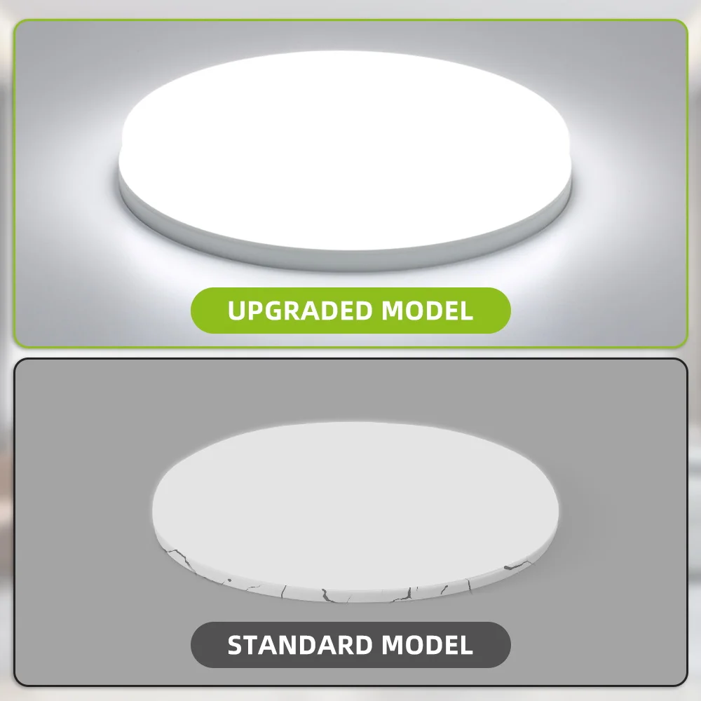 Round LED Ceiling Light Modern Home Decorative Ceiling Lighting Fixture 15/20/30/40/50W Living Room Badroom Indoor Kitchen Light