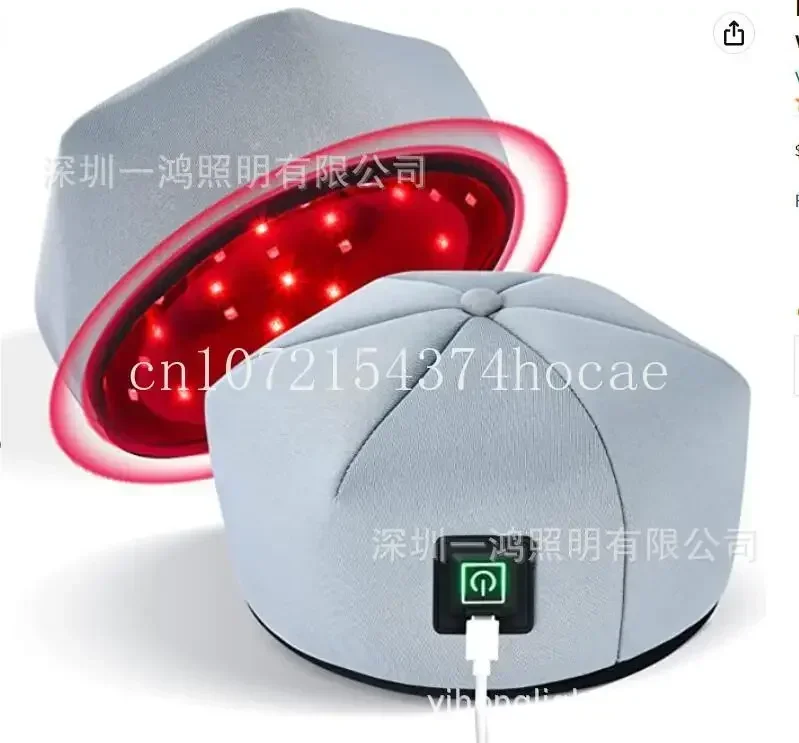 LED red hair cap