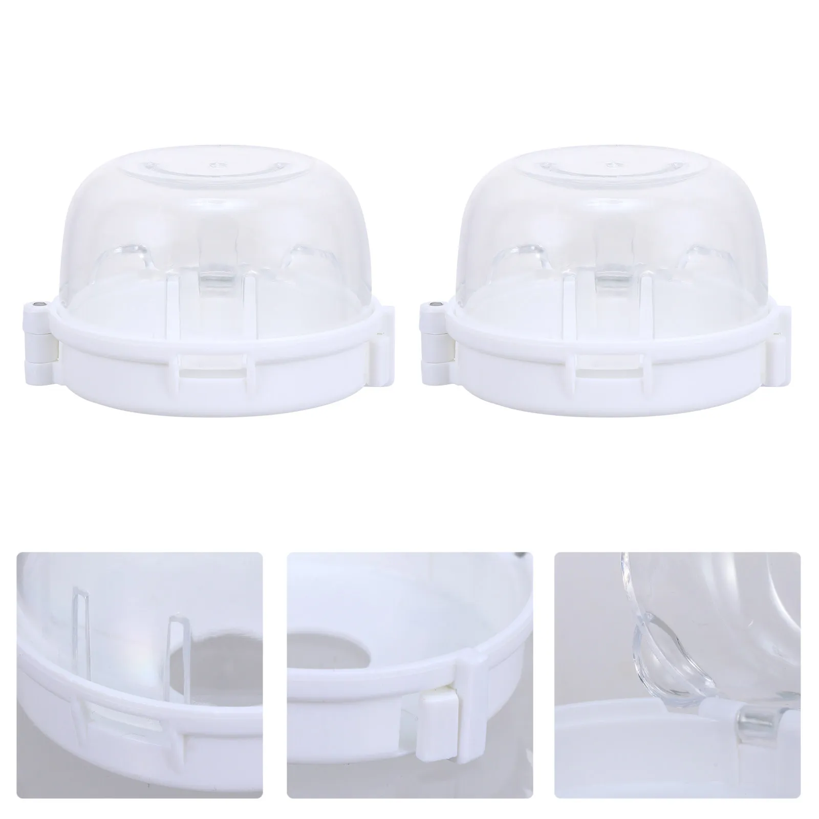 

2Pcs Gas Stove Knob Cover Child Proof Safety Lock ABS Material Adhesive Free Installation for Natural Gas Cooker Kitchen