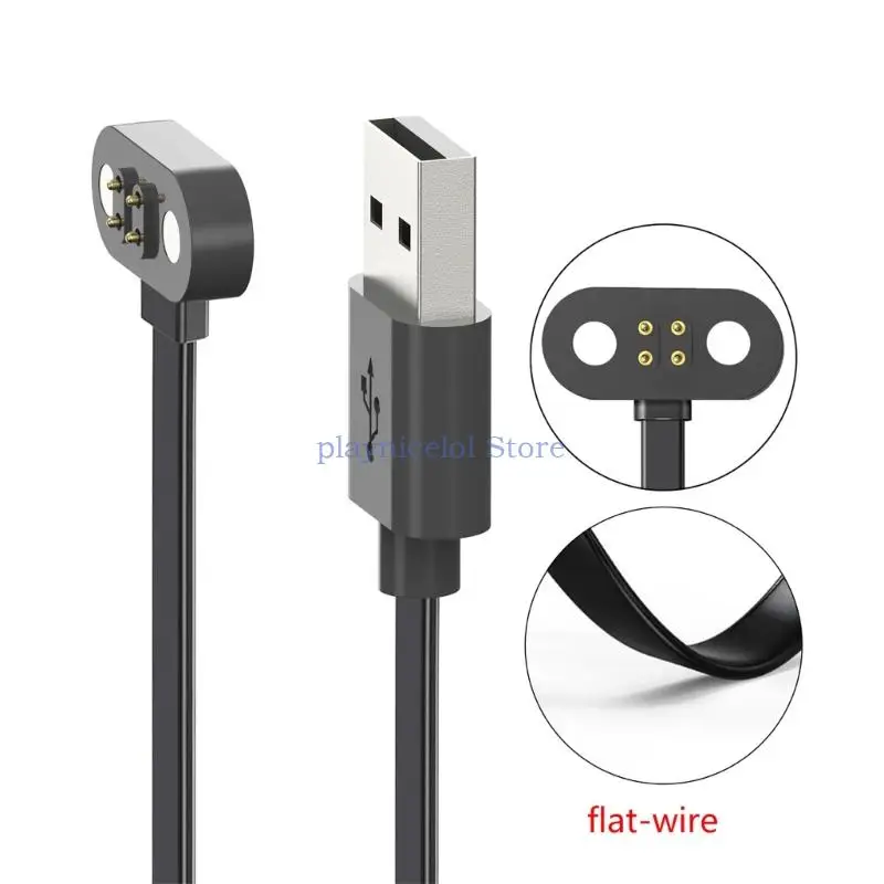 1 confezione cavo adattatore per caricabatterie per auricolari sostituzione cavo per caricabatterie USB 5V ricarica magnetica per aspirazione per Mojawa Run Plus/ MOJO2