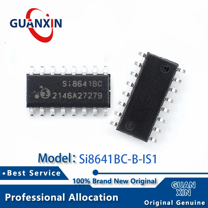 

100% New SI8641BC-B-IS1 SI8641BC-B-IS1R Marking SI8641BC SOP-16 SI8641