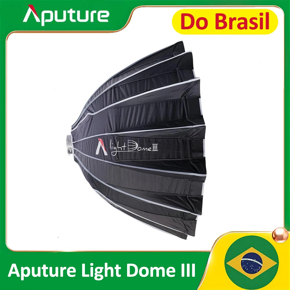 【Do Brasil】Aputure Light Dome III Softbox Flash Diffuser Studio Reflector Softbox Bowens Mount with Honeycomb Grid Carry Bag