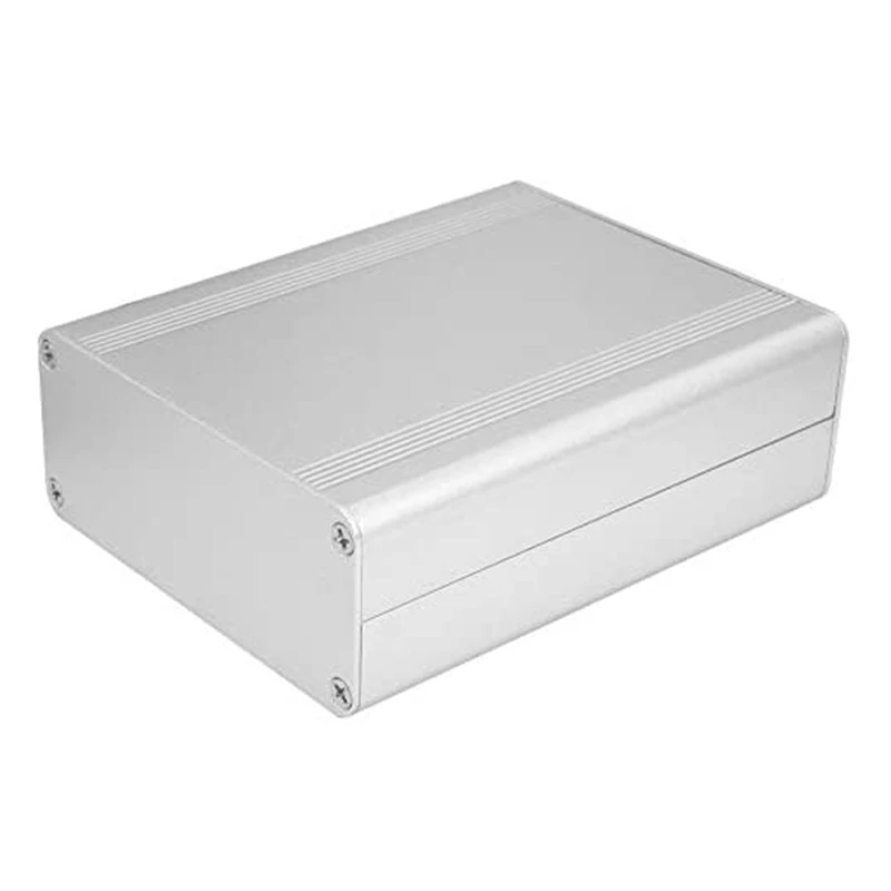 EAS-Aluminum Cooling Box Shell, Wire Drawing Oxidation Technology, DIY Circuit Board Protection, 38x88x110mm