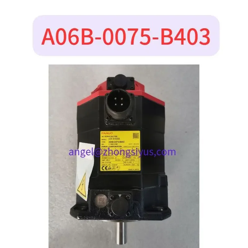 

A06B-0075-B403 Used tested ok Fanuc servo motor for CNC Controller System Very Cheap A06B 0075 B403