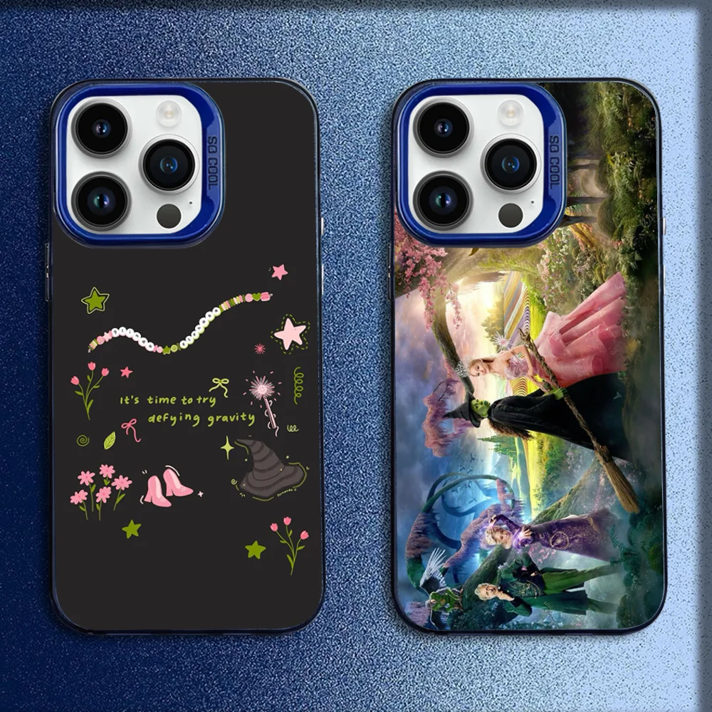 

Film W-Wicked Bad Witch Phone Case For iPhone 16,15,14,13,12,11,Mini,Pro,E,MAX Blue Candy Matte Shockproof Cover