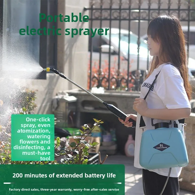 Shoulder mounted spray Household gardening spray watering Small agricultural spraying disinfection spray gun