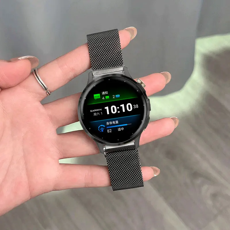 22 مللي متر 18 مللي متر حلقة ميلانو ل الأحفوري المرأة Gen 6/Gen 5E 42 مللي متر شريط معدني ل الأحفوري GEN 6 5 5e 44 مللي متر/GEN 5 LTE 45 مللي متر/حزام جوليانا