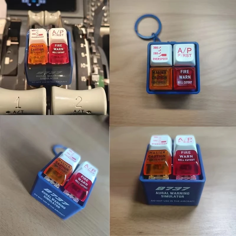 جهاز محاكاة تحذير جديد لعام 2025 لجهاز الطيار المنعش وتخفيف التوتر Egpws Boeing 737 جهاز محاكاة صوت التحذير #4