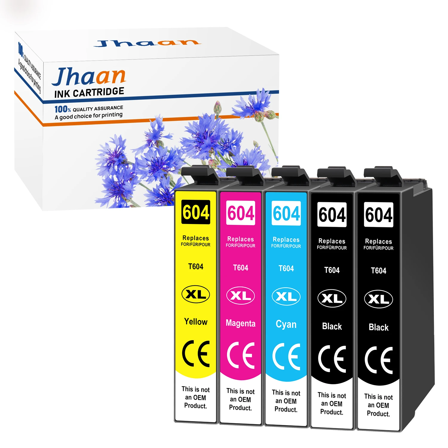 Jhaan 604XL printercartridges compatibel met Epson 604 604XL cartridges voor Expression Home XP-4200 XP-3200 XP-3205 XP-2200
