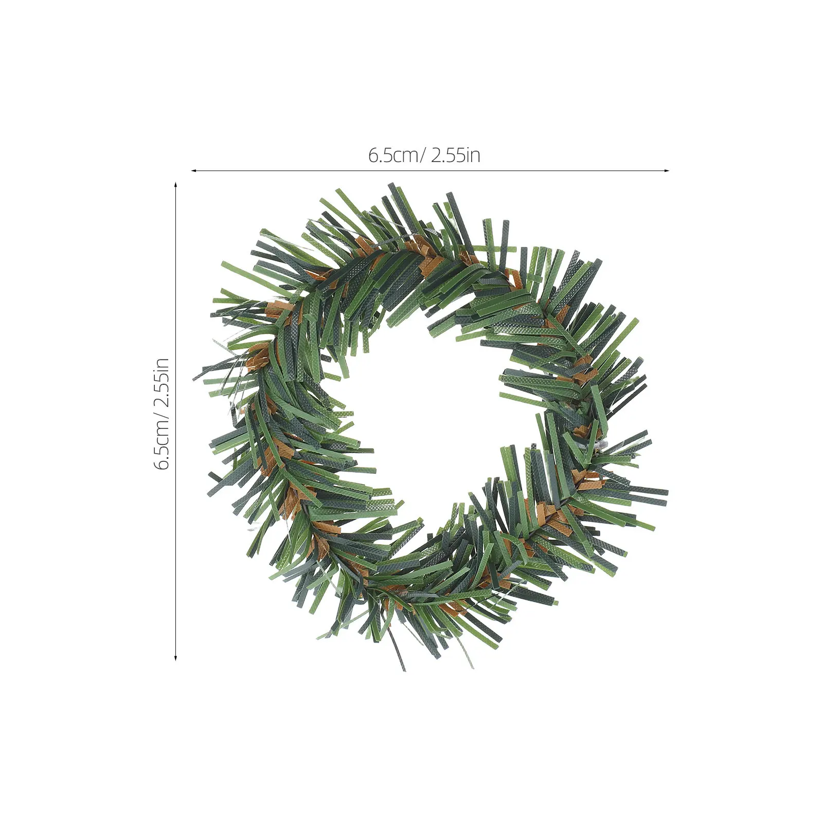 24Pcs Christmas Wreath Napkin Rings Mini Artificial Greenery Garland Holiday Table Decor Farmhouse Dinner Napkin Holder