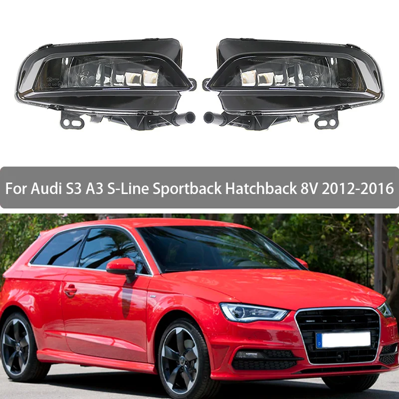 Fog Lamp For Audi S3 A3 S-Line Sportback Hatchback 8V 2012 2013 2014 2015 2016 Front Bumper Anti Fog Light 8V0941699D