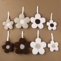 Plush Floral Flower Baby Pacifier Clip Chain Pendant Korean Cartoon Newborn Dummy Nipples Holder Clips Toys Baby Accessories