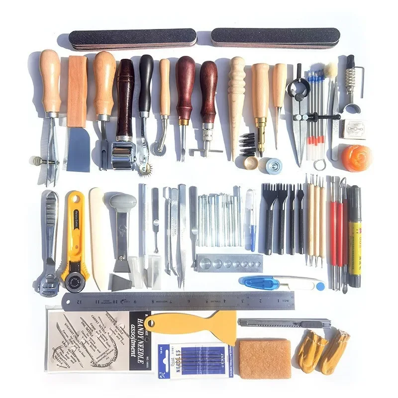 

Handmade leather goods making tools, leather DIY sets