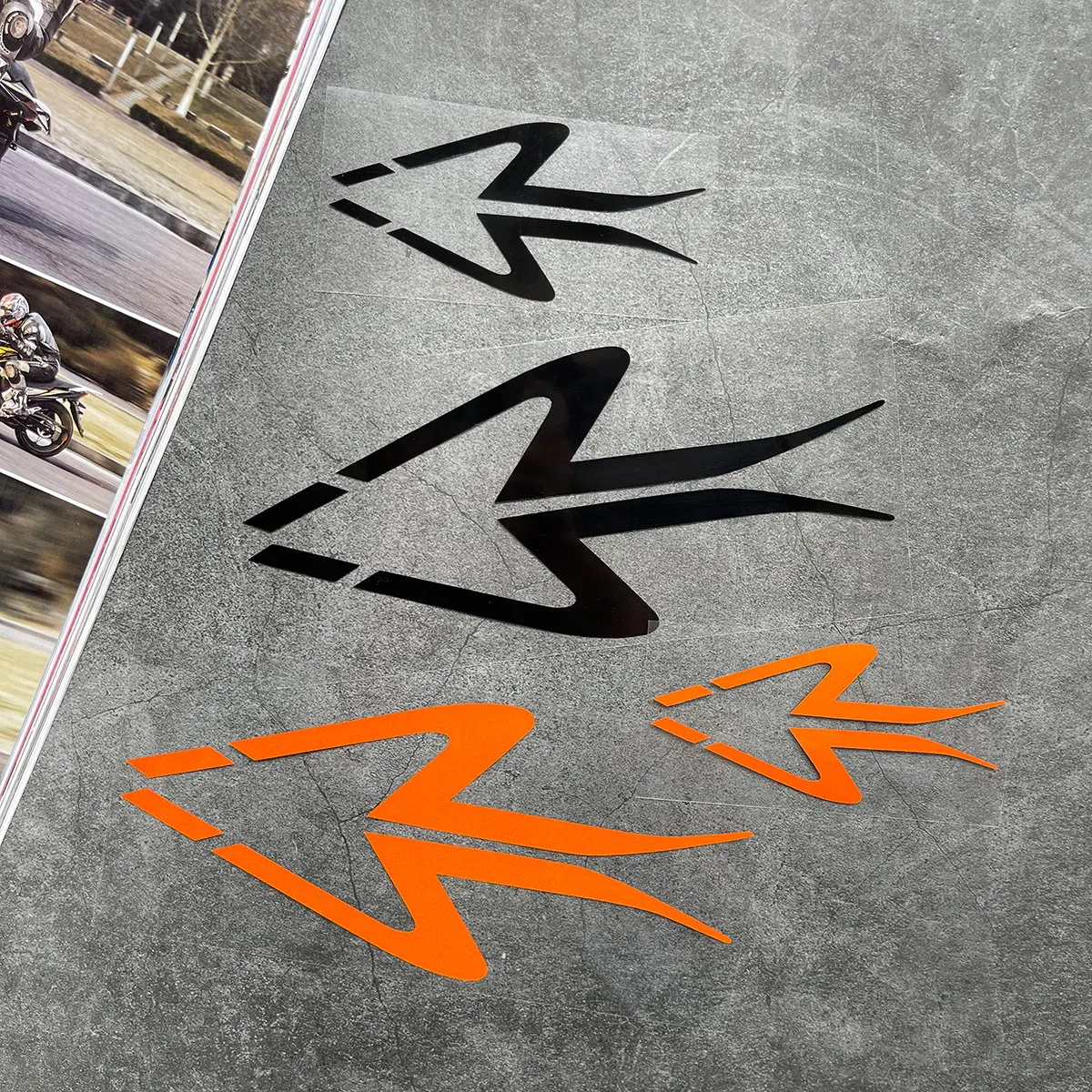 Adhesive Stickers and Decals Suitable for KTM 290, 390, 790 Super Sports Bikes, and DUKE 390, 790 Special Edition Motorcycles