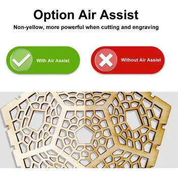 交流110V/220V空氣輔助壓縮機,雷射切割機和雕刻機用空氣輔助泵,可調流量10-30公升/分鐘,帶金屬外殼 10 最佳銷售 空氣泵雷射 - №6