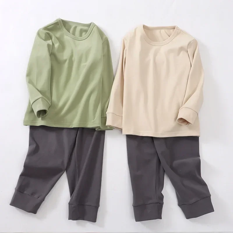 Family Matching Pajama Sets Fleece Winter Warm Pajamas for Kids Adults Mommy Daddy Family Sleepwear Home Loungewear Boys Clothes