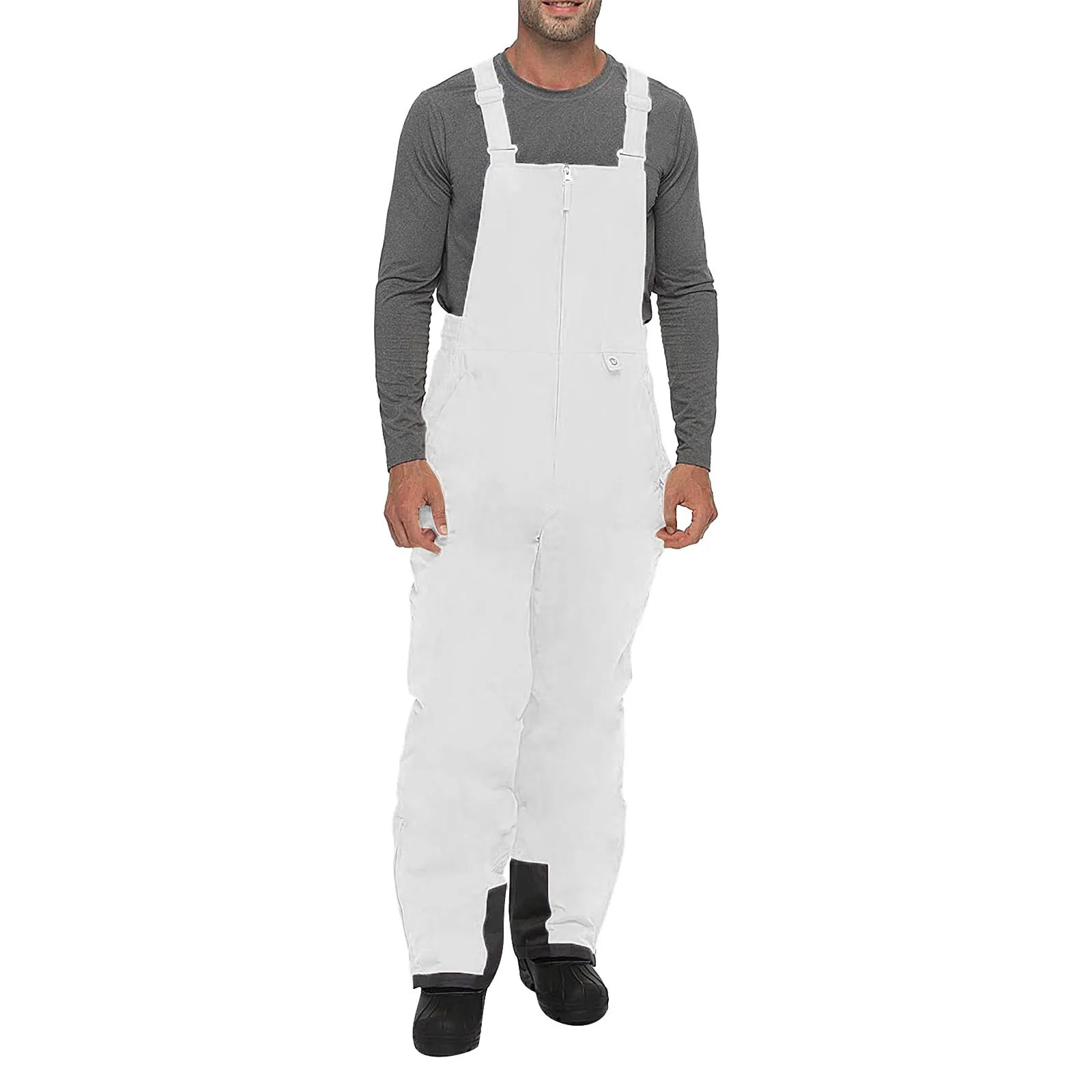 Ski Trousers For Man Snow Fashion Overalls Waterproof Men\'S Work Clothes Slim Straight Leg Pants Outdoor Sport Jumpsuit