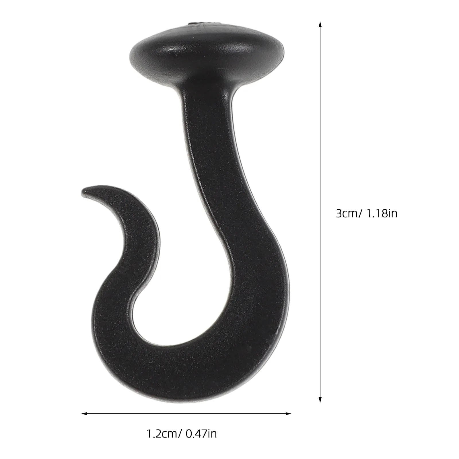 100Pcs Window Curtain Hooks Plastic Outdoor Shade Hooks Gazebo Curtain Track Clips Tent Hanging Clips Gazebo Replacement Parts
