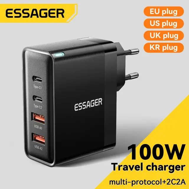 100W GaN Fast Charger for Your Car