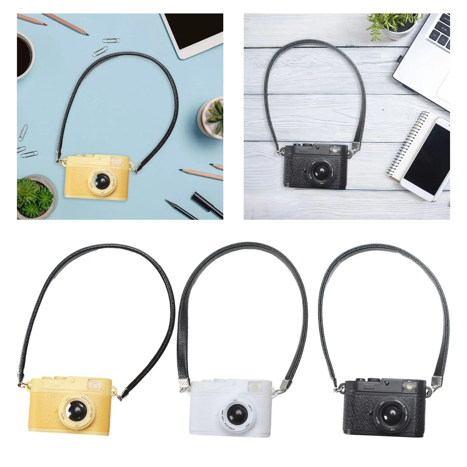 Modelo de câmera Slr vintage, dispositivo decorativo em miniatura com lanterna sonora,