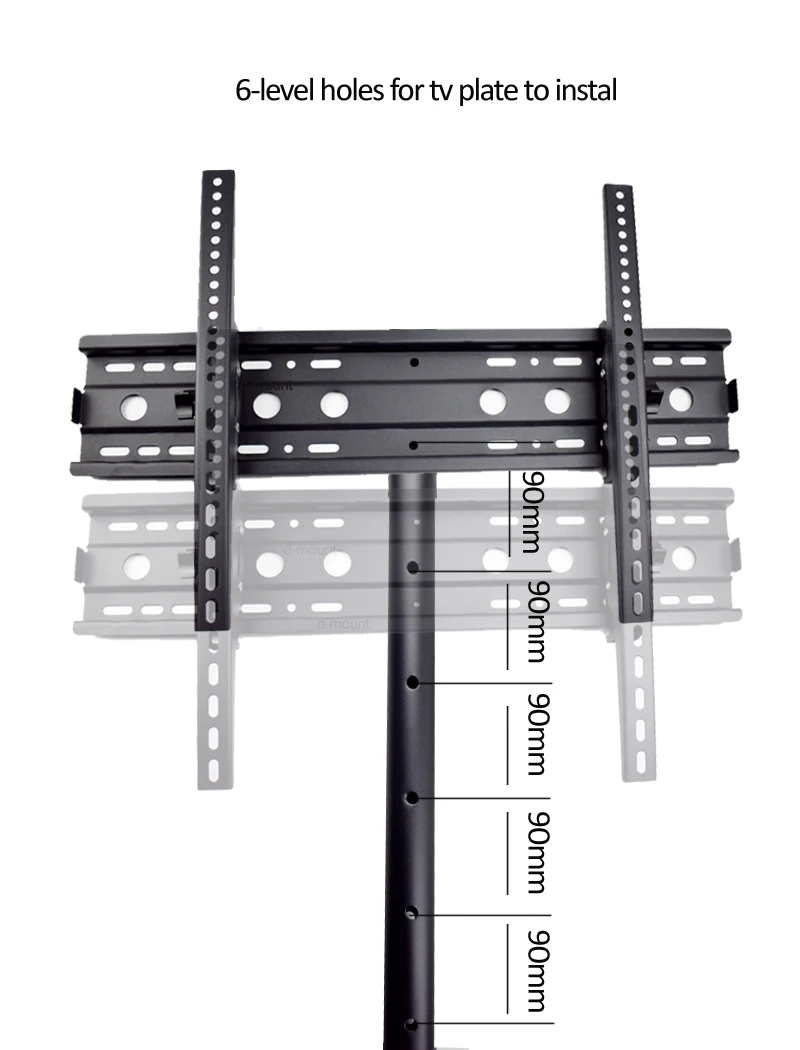 D-mount DL-SP1 economical tilt TV Mobile Cart Free Lifting 30\