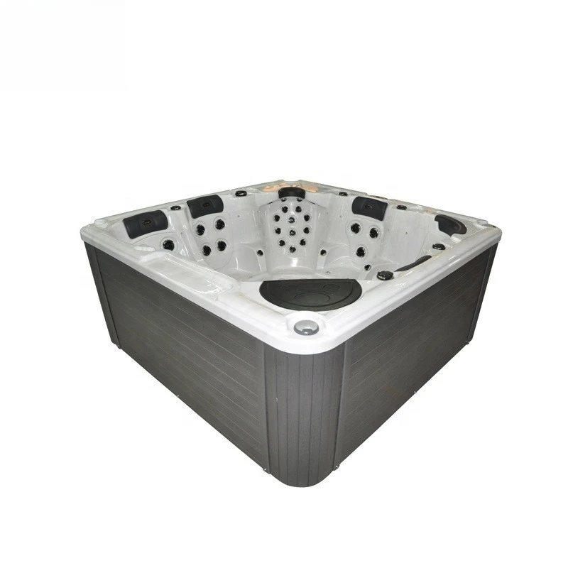 2026 Hot Sale FL Customized Modern Freestanding Acrylic Outdoor Hot Tub Spa Massage Pool Hydro Hot Tub