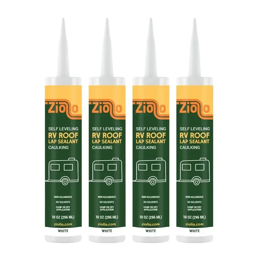 RV Roof Lap Sealant - Self-Leveling EPDM Caulk for Rubber Roofs, Seams & Vents - Waterproof Sealant for Motorhomes, Trailers & C
