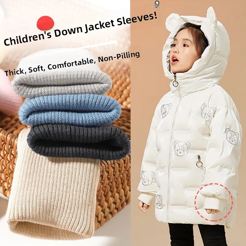 

Детский пуховик с заменяемыми рукавами, хлопковая спортивная одежда, укороченные рукава с манжетами, женский стиль, китайский стиль, ручная работа, DIY