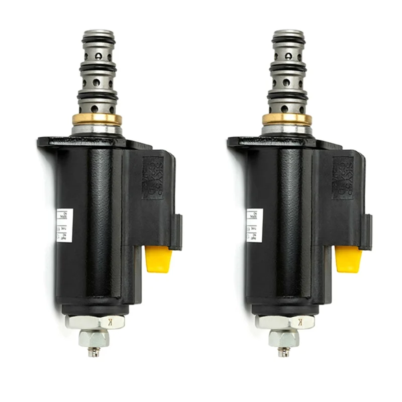 

НОВЫЙ-роторный электромагнитный клапан экскаватора (2 шт.) 121-1491/1211491 KWE5K-31 G24DA30 G24DB30 для Caterpillar E320B/C/D 315C 325C Cat