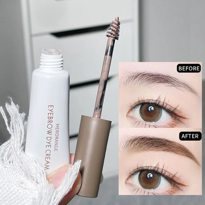 Waterproof Eyebrow Gel Makeup 4 Colors Coffee Black Brown Color Eyebrows Gel Paint Eyebrow Tattoo Tint Mascara Eye Brow Makeup