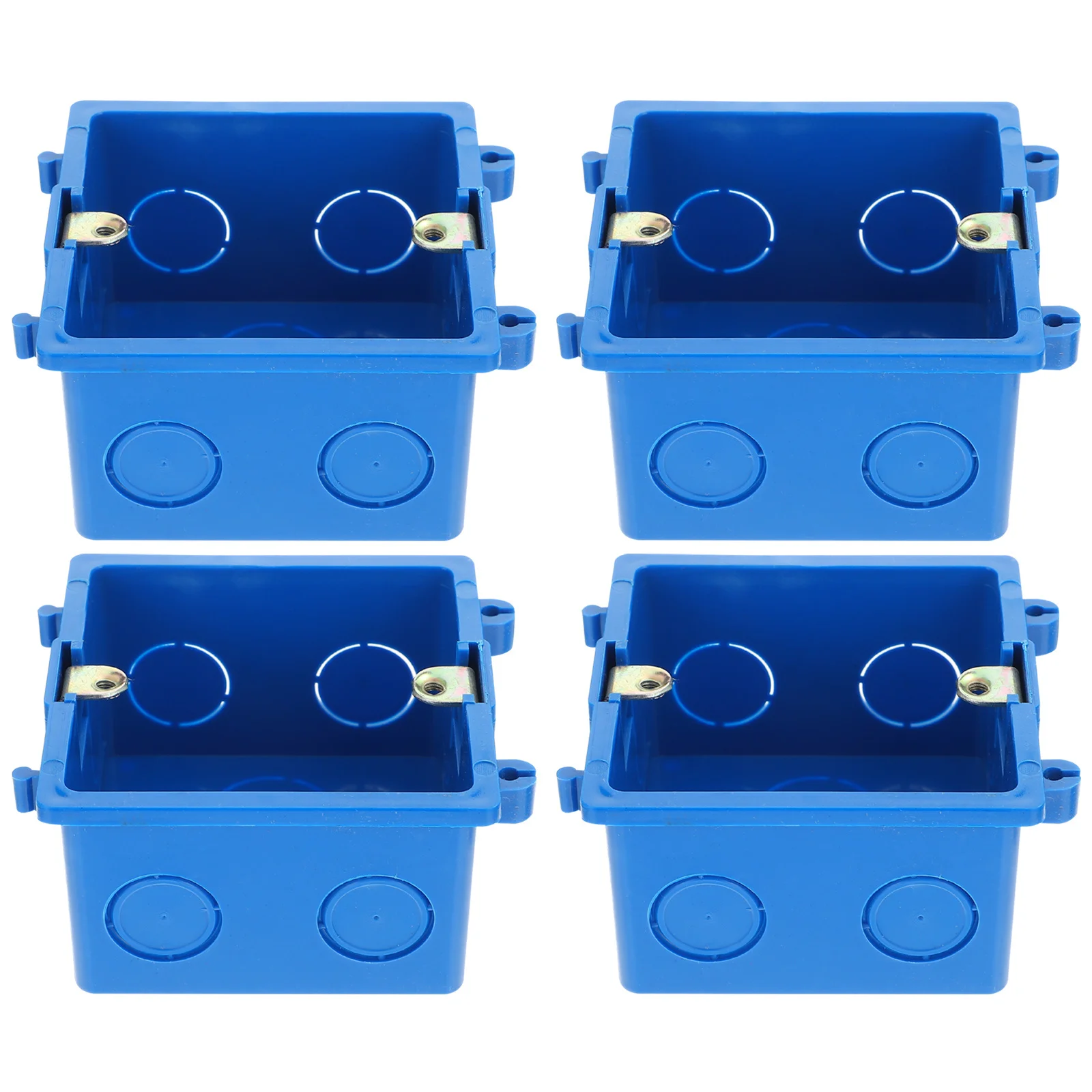 4 قطعة صندوق وصلات مقاوم للماء الثقيلة بولي كلوريد الفينيل كابل كهربائي جهاز حماية العرض في الهواء الطلق صناديق اتصال مانعة لتسرب الماء #4