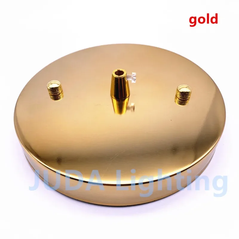 Iron Ceiling Rose Cable Clip Wire Grip Pendant Light Vintage LED Chandelier Retro Ceiling Canopy Ceiling Plate E27 Lamp Base