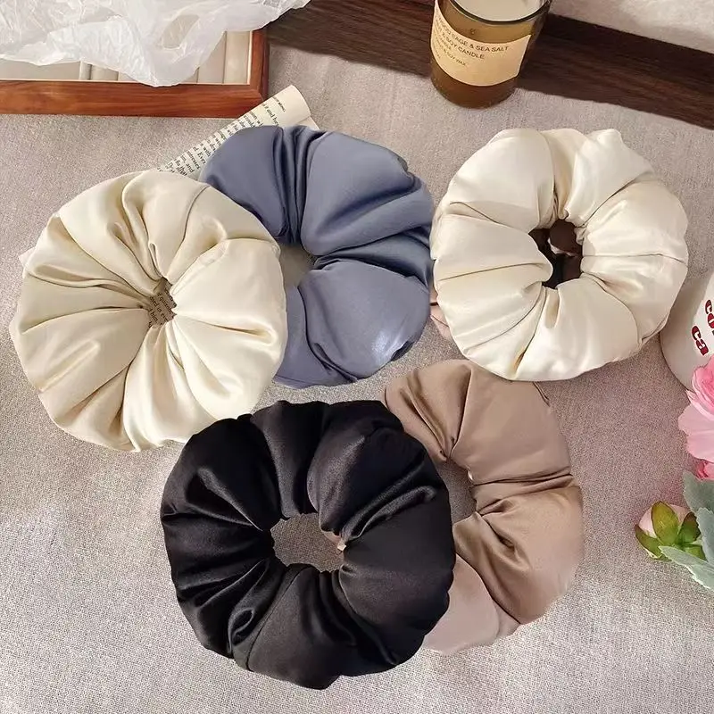 

Hair Care Hair Circle Women Lazy Style Hair Circle Headdress Satin Pillow Sleep Large Intestine Hair Circle Hair Accessories