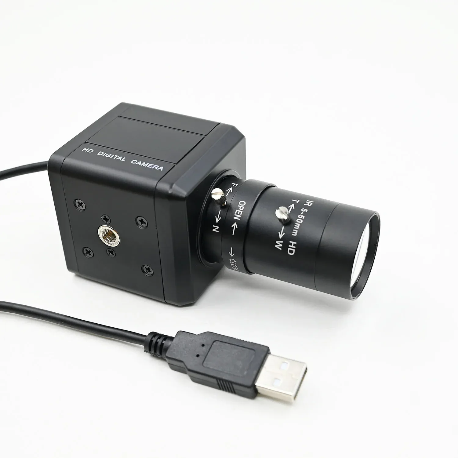 13MP USB Box Camera HD,IMX258,Drive Free,With Manual Zoom CS Lens 5-50mm/2.8-12mm,4208x3120 10fps,For Document Barcode Scanning