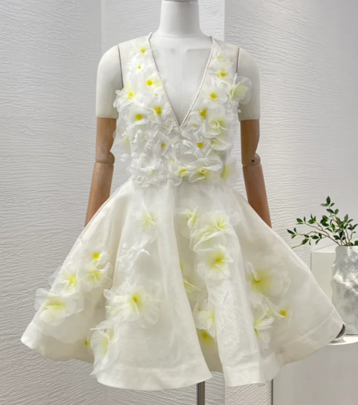 

2025 High Quality White Blouse Tops Linen Silk for Women Dress
