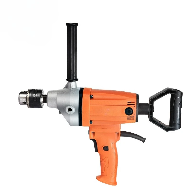 Aircraft drill electric drill mixer high power ash mixing ash beating pulp putty powder mixer artifact