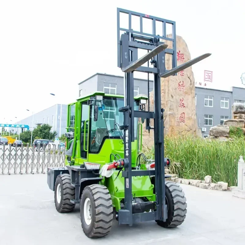 customizeNew 3 Ton Diesel Forklift Truck Chinese Hydraulic Powered Pallet Truck for Retail Industries