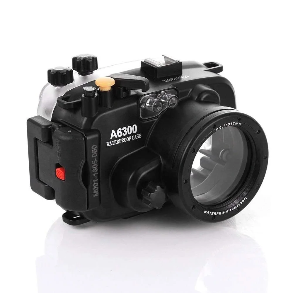 Mcoplus WP-A6300 40m /130ft Waterproof Housing Underwater Camera Diving Case for Sony A6300 Camrra with 16-50mm