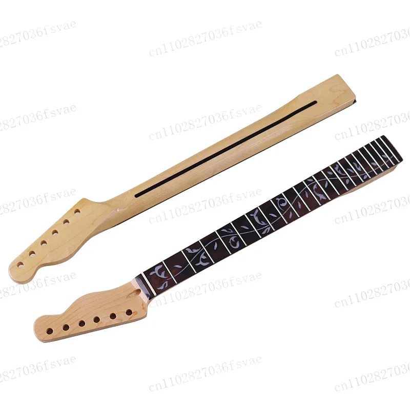 

ElectricGuitar ST Neck 6 Strings 22 Frets Tree of Life Carved Fingerboard Bright Guitar Assembly DIY Electric Guitar Accessories